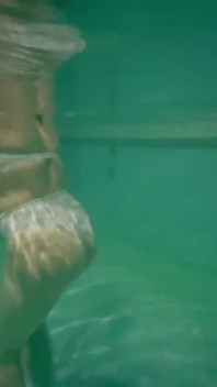 Sexy Girl Dancing Under the Water