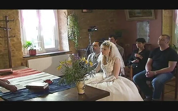 Planete Francaise: Horny French Godmother Gets Gangbanged on the Wedding Day