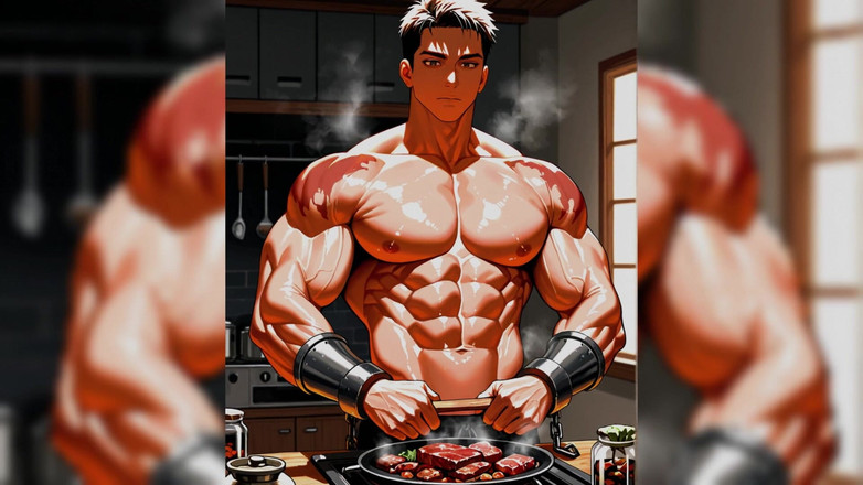 Erotic Man: Ai muscle hunks cozinha