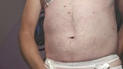 Fantasies in Lingerie: Užívám si malé hraní v mých roztomilých bílých nylonových kalhotkách