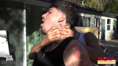 Hung Papi: Latinskoamerický Thug Má Obrovského Neoholeného Ptáka Zavěšeného Papi Santo Jorge...