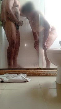 Fucking a MILF Stepmother in the Hotel Bathroom