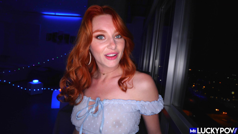 Mr.Lucky POV: Hot night with girl next door Lacy Lennon