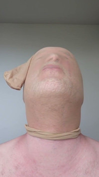 Selfie koláž s maskami z punčochám