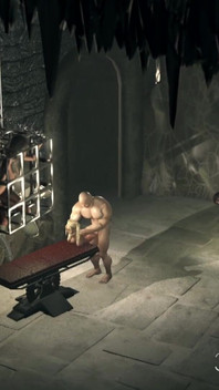 Beautiful girl teen gets fucked hard by big monster in the dark dungeon