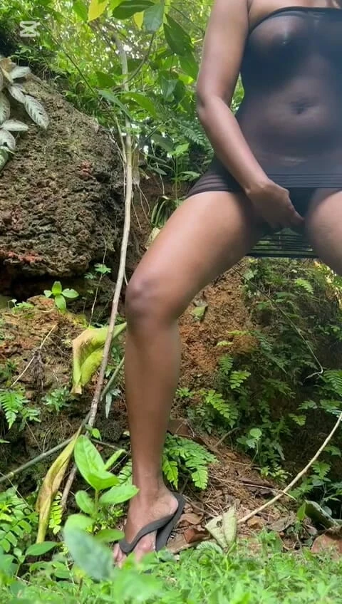 Sweetysingle: Home Made Butt Plug Dildo Fucking Outside the House Stilankan...