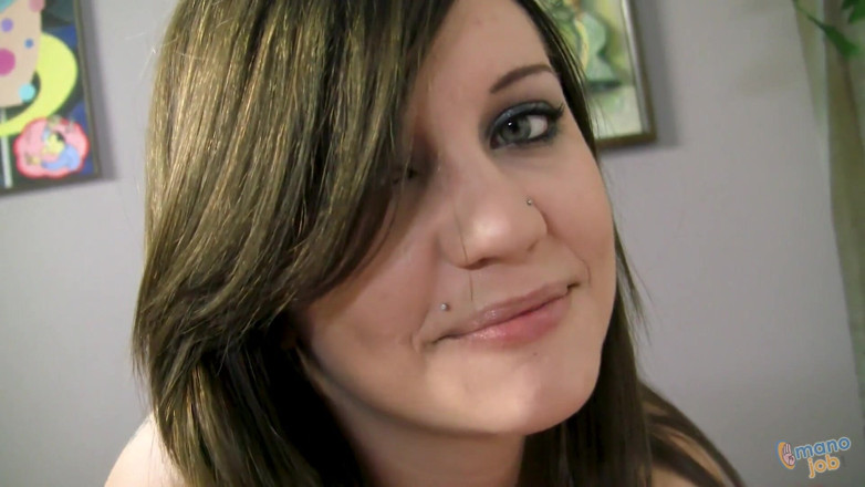 Mano Job: Barely legal Brandi Belle finishes the job for a face...