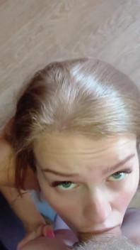 Wifebucket Amateurs - Her Tiny Mouth Fits My Huge Cock Perfectly