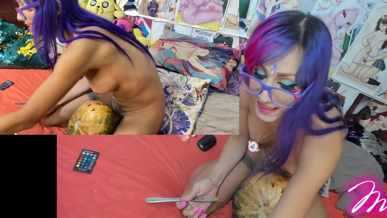 Ariana Unicorn: pumpkin fuck video