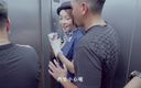 Perv Milfs n Teens: Kåta kinesiska flygvärdinna hiss action - Perv Milfs n tonåringar
