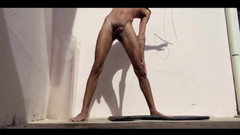 arabeputo: Estirar en la mañana emocionada.