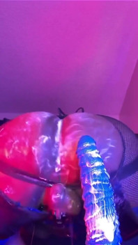 Gaping My Hole with Topped Toys Fantasy Dildo