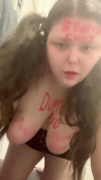 Shaking Udders Dumb Fat Pig Humiliation