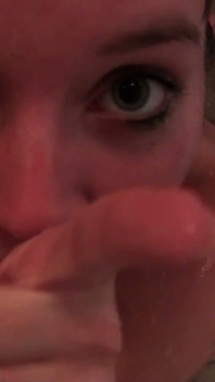 Brunette teen fucked in shower and on couch
