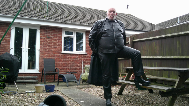 Leatherman63: Kožená trenč kabát