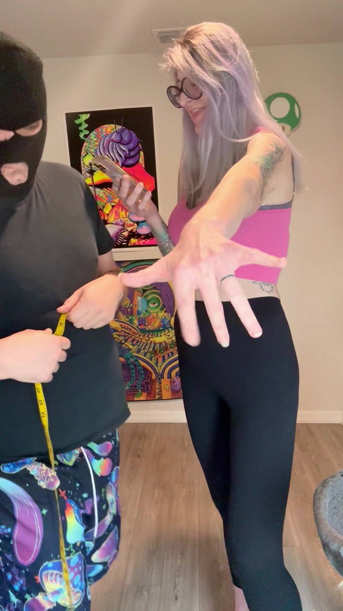 Peppermint Giantess: Pomiary całego ciała 67 bogini