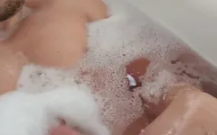 Bathtub Wank with Cumshot