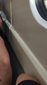 Flashing My Pussy in Front of People in Train and I Masturbate Me Very Risky with People Near