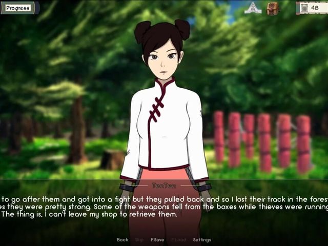 Naruto - Kunoichi Trainer [v0.13] Part 15 Tenten on Fire by Loveskysan69 (LoveSkySan69)