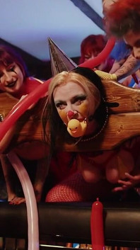 Clown Orgy: Oral, Spit & Strap Ons