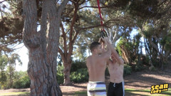 Sean Cody: SeanCody - Abang tiri & Curtis tanpa kondom - Curtis, Brodie