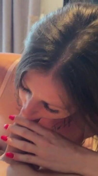 Sloppy Blowjob, Deepthroat and Cum in Mouth