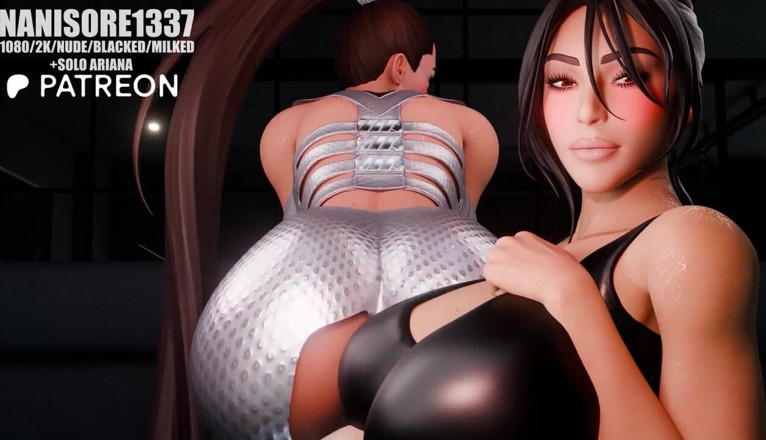 Nanisore1337: Kaste Ariana X Kim omvänd cowgirl POV