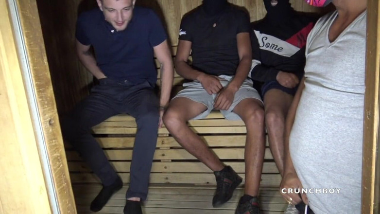 Bitch Girl Video: Straight fucked raw by straight boy with mask