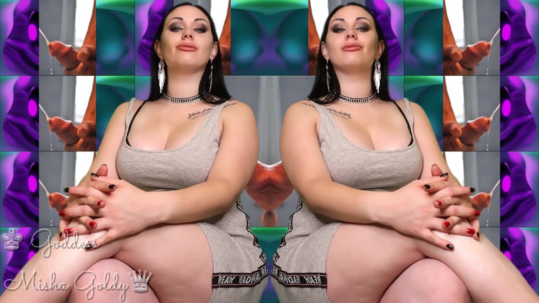 Goddess Misha Goldy: प्रसिद्ध लंड के लिए Wank!