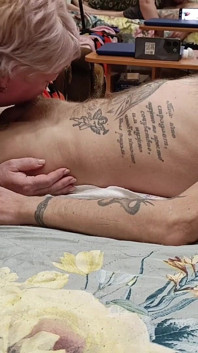 오럴 후 사위 사정을 지켜보는 시어머니