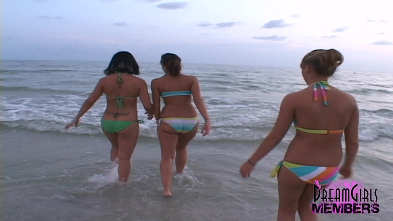 Dream Girls: Three Hotties Get Naked on Their Beach Vacation