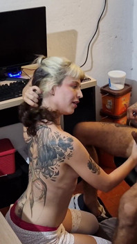 My Slut Stepsister Was Craving for Cock While I Was Playing Games