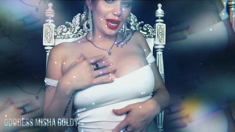 Goddess Misha Goldy: Potere della mia dominazione! Anche ad una grande distanza, tu...