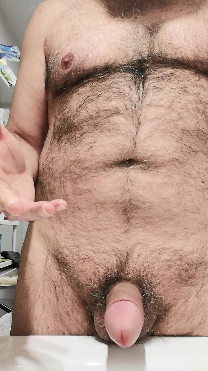 Setesesso7: 洗面台に落ちる精液の量!