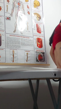 Gynecologist Sticks Dildo in Pussy, Fingers in Ass and Fucks Patient!