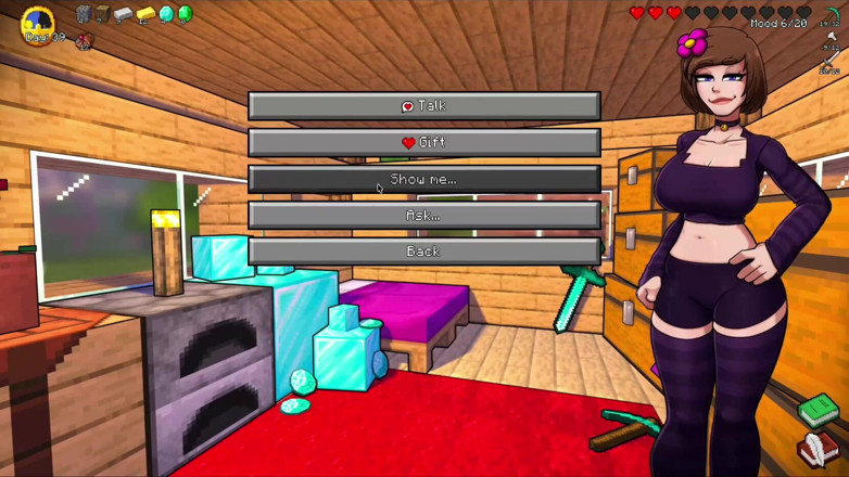 Alita: Hornycraft Minecraft Parodie - Steve dostane nedbalý deepthroat kouření od Jenny...