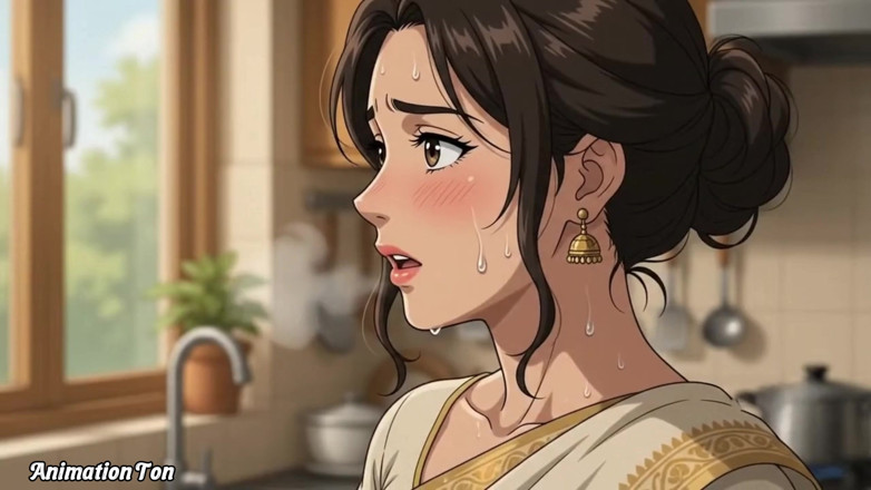 AnimationTon: 가스 남자는 그의 아내와 함께 집에서 혼자입니다.