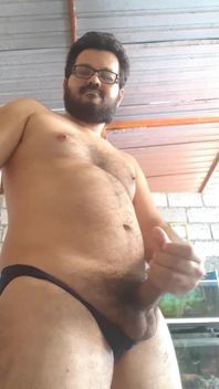 Urso se masturbando