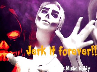 Goddess Misha Goldy: Meine dunklen Mächte werden deinen drang zum wichsen machen, um...