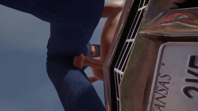 Wraith ward: Mädchen auf einem Chevy Impala gefickt: 3D Porno