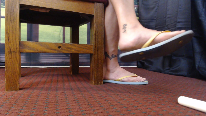 Abby Anna: Flipflops naturlig slap &amp;slide