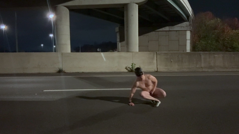barenakedboy: Midnight Street Flex, risque à poil sous le pont