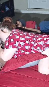 Your Favorite Slut Sloppylynn on Bed Sucking Dick