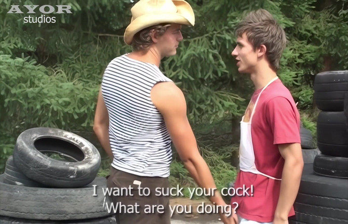 AYOR studios: W złym punkcie kontrolnym czeka przyjemność oralna na gorących sportowców