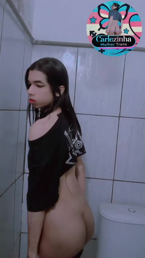Srta. Carla: She Carlazinha Naked Female Trans Woman Carles in Her Panties
