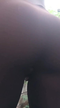 Bending Over Striptease Pissing Outdoors Rubbing My Tight Pussy
