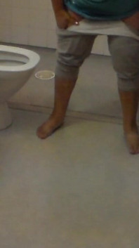 Jen Is Peeing All Over the Bathroom Floor