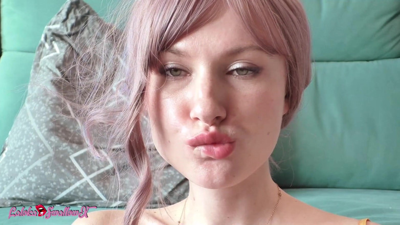Laloka4you: Juicy Beauty Sensually Sucks Dick and Swallows Cum with Pleasure