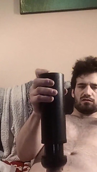 Got a New Thrusting Stroker, Was Pretty Fun and Powerful Cum