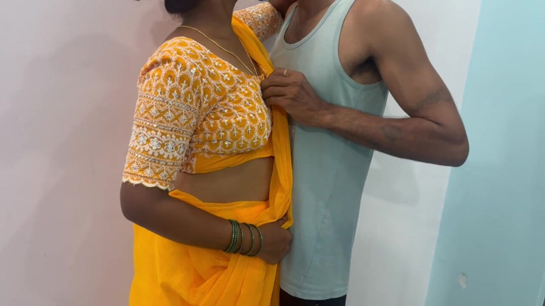Mary V: Mallu-koppel hete romantische neukpartij in Saree, Indisch koppel hete seks...
